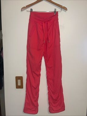 lululemon athletica Red Track Pants Joggers